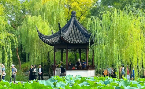 Pavilion of Lotus Breeze on Four Sides (He Feng Si Mian Ting)-suzhou